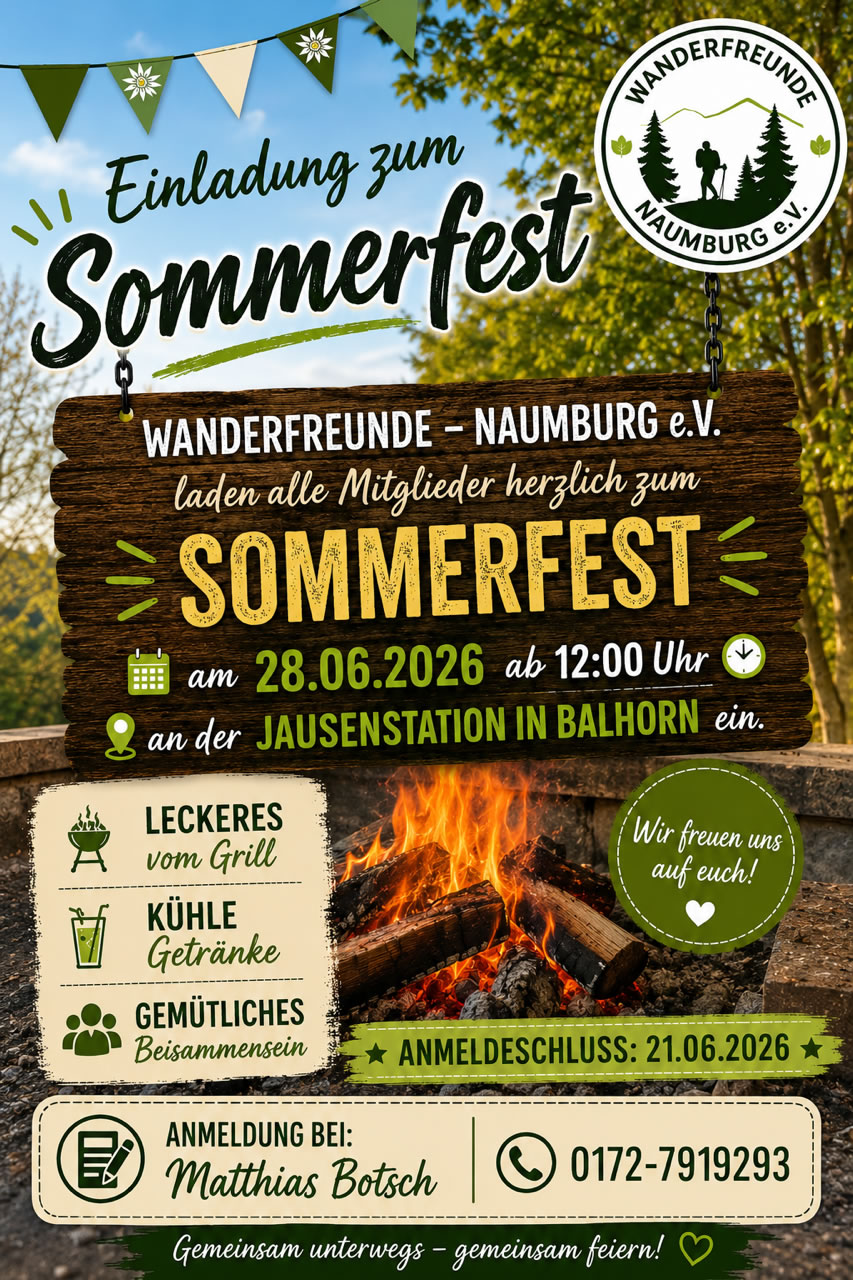 Sommerfest 2026 Jausenstation in Balhorn
